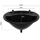 Pia Lavatório Banheiro Plástico 4l Preta | Astra